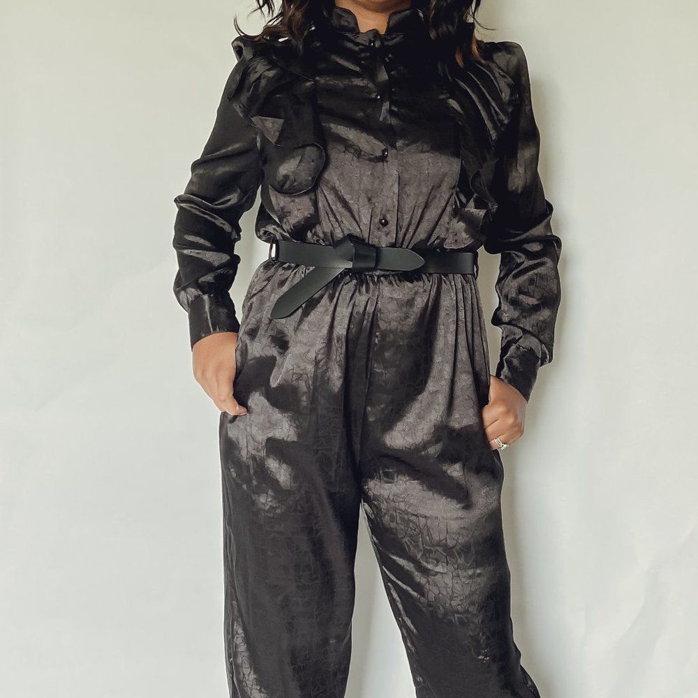 Faux Satin Women's Jumpsuit​
